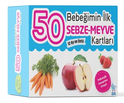 Minik Damla - BEBEĞİMİN İLK 50 SEBZE-MEYVE KARTLARI